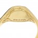 18K Yellow Gold Diamond Initial K Pinky Ring 49 5
