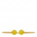 18K Yellow Gold Yellow Agate 10mm Solari Bracelet