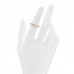 18K Yellow Gold Diamond Cable Collectibles Stack Ring 49 4.75