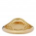 18K Yellow Gold Diamond Initial K Pinky Ring 49 5