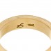 19K Yellow Narrow Band Ring 53 6.25