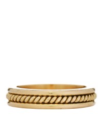19K Yellow Narrow Band Ring 53 6.25