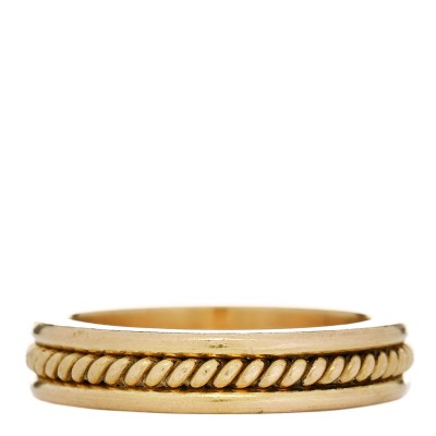 19K Yellow Narrow Band Ring 53 6.25