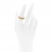 19K Yellow Narrow Band Ring 53 6.25
