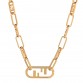 Metal O'Lock Choker Gold
