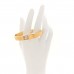 Brass Crystal FF Bracelet Gold