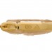 18K Yellow Gold Diamond Quartz Large Per Aspera Ad Astra Sealed Gemstone Crest Pendant