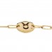 18K Yellow Gold Zodiac Taurus Chain Bracelet