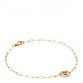 18K Yellow Gold Zodiac Taurus Chain Bracelet