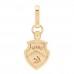 18K Yellow Gold Miniature Spero Resilience Crest Pendant