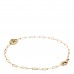 18K Yellow Gold Zodiac Taurus Chain Bracelet