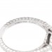 18K White Gold Diamond .50ct Constellation Round Engagement Ring 50 5.5