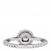 18K White Gold Diamond .50ct Constellation Round Engagement Ring 50 5.5