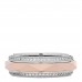 18K Rose White Gold Diamond Laurence Graff Signature Spinner Band Ring 50 5.25