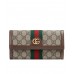 GG Ophidia GG continental wallet 523153 Dark Coffee
