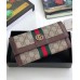 GG Ophidia GG continental wallet 523153 Dark Coffee