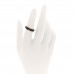 18K Yellow Gold Synthetic Corundum Icon Ring 51 5.75 Black