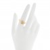 18K Rose Gold Running GG Ring 57 7.75