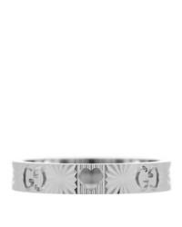 18K White Gold Icon Heart Band Ring 60 9