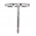 18K White Gold Running G Stud Earrings