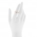 18K Rose Gold Icon Stars Band Ring 52 6