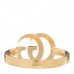 18K Yellow Gold Running GG Ring 50 5.5