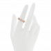 18K Rose Gold Diamond Flora Band Ring 53 6.5
