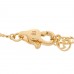 18K Yellow Gold Diamond Star GG Station Bracelet