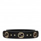 18K Yellow Gold Synthetic Corundum Icon Ring 52 6 Black