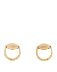 18K Yellow Gold Horsebit Earrings