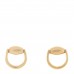 18K Yellow Gold Horsebit Earrings