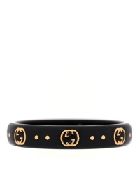 18K Yellow Gold Synthetic Corundum Icon Ring 58 8.25 Black