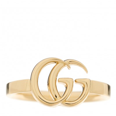 18K Yellow Gold Running GG Ring 55 7.25