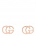 18K Rose Gold GG Tissue Stud Earrings