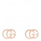 18K Rose Gold GG Tissue Stud Earrings