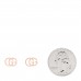 18K Rose Gold GG Tissue Stud Earrings