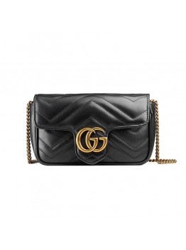 GG Marmont matelasse leather super mini bag