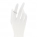 18K White Gold Diamond Icon Heart Band Ring 50 5.5