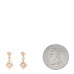 18K Rose Gold Diamond Flora Earrings