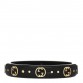 18K Yellow Gold Synthetic Corundum Icon Ring 61 9.5 Black