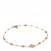 18K Rose Gold Diamond GG Flora Station Bracelet