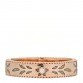 18K Rose Gold Enamel Diamaond 4mm Icon Blooms Ring 50 5.5