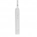 18K White Gold Bar Drop Earrings