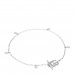 18K White Gold Diamond GG Running Bracelet
