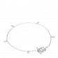 18K White Gold Diamond GG Running Bracelet