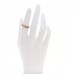18K Rose Gold Enamel Diamaond 4mm Icon Blooms Ring 50 5.5