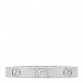 18K White Gold Diamond Icon Heart Band Ring 54 7