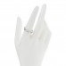 18K White Gold Icon Heart Band Ring 60 9