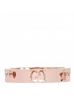 18K Rose Gold Icon Stars Band Ring 52 6