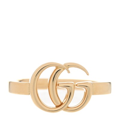 18K Yellow Gold Running GG Ring 52 6
